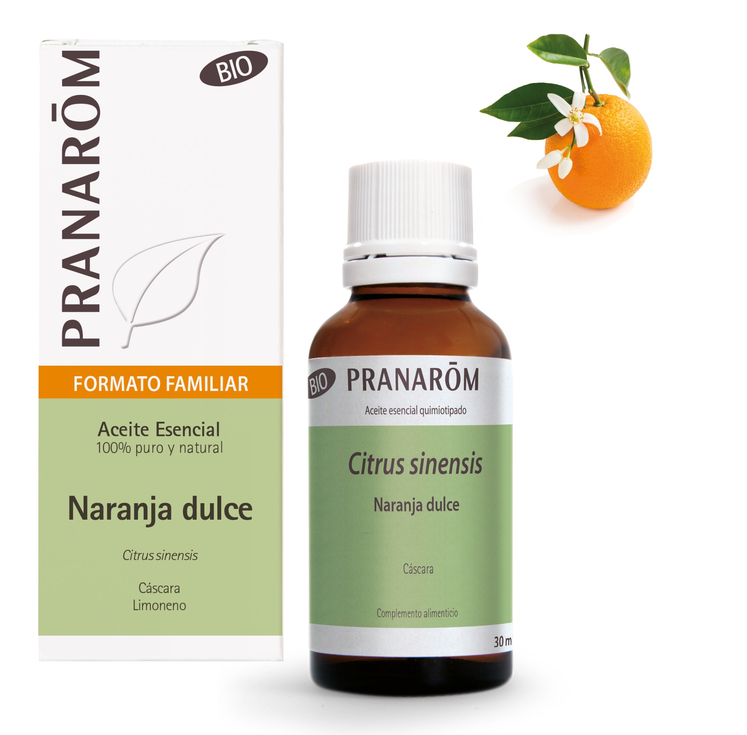 Aceite Esencial Naranja Dulce 30 ml Formato Grande - Bio