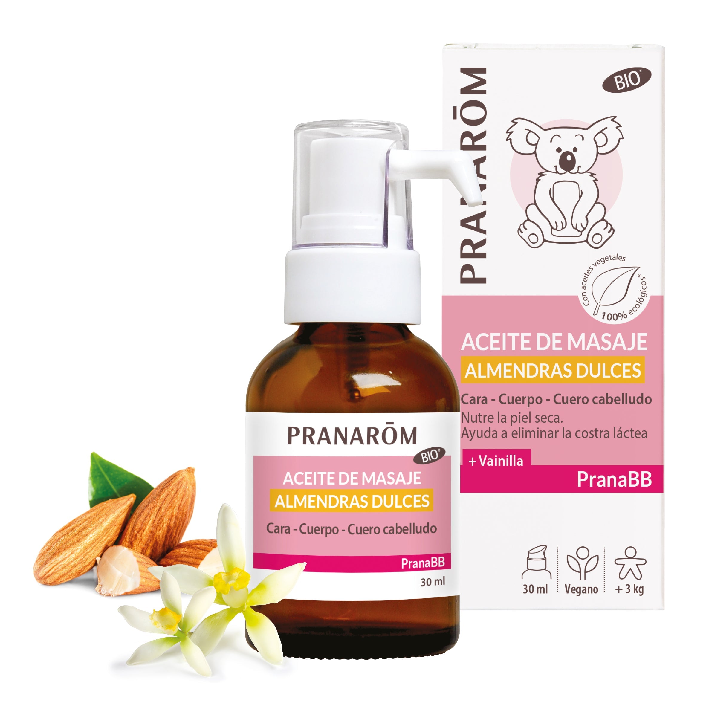 Aceite de Masaje Almendras Dulces 30 ml - Bio